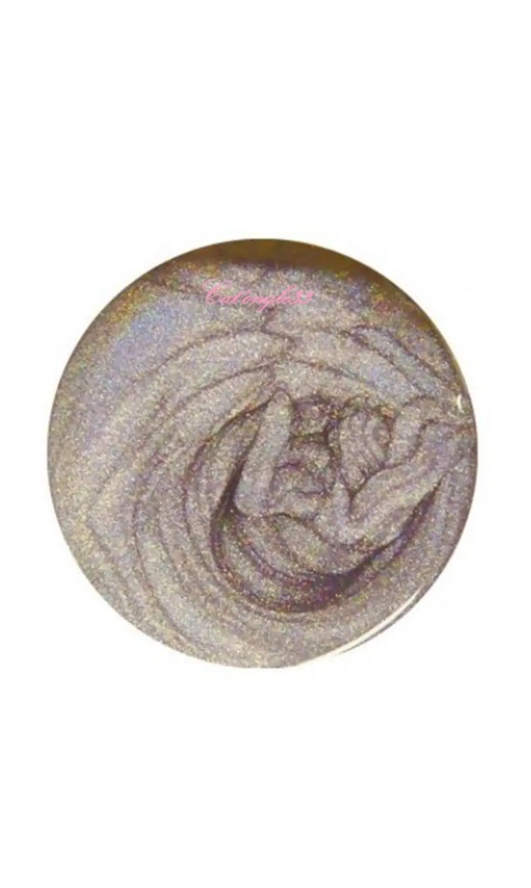 Mini vernis argent holographique