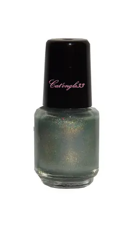Mini vernis vert holographique