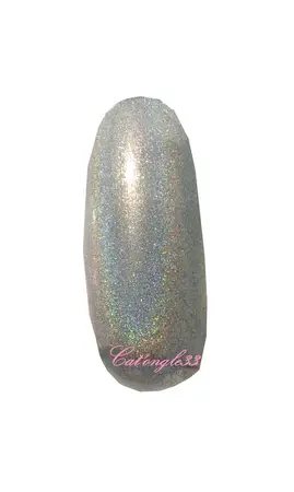 Mini vernis vert holographique