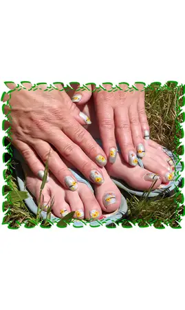 Mini vernis vert holographique