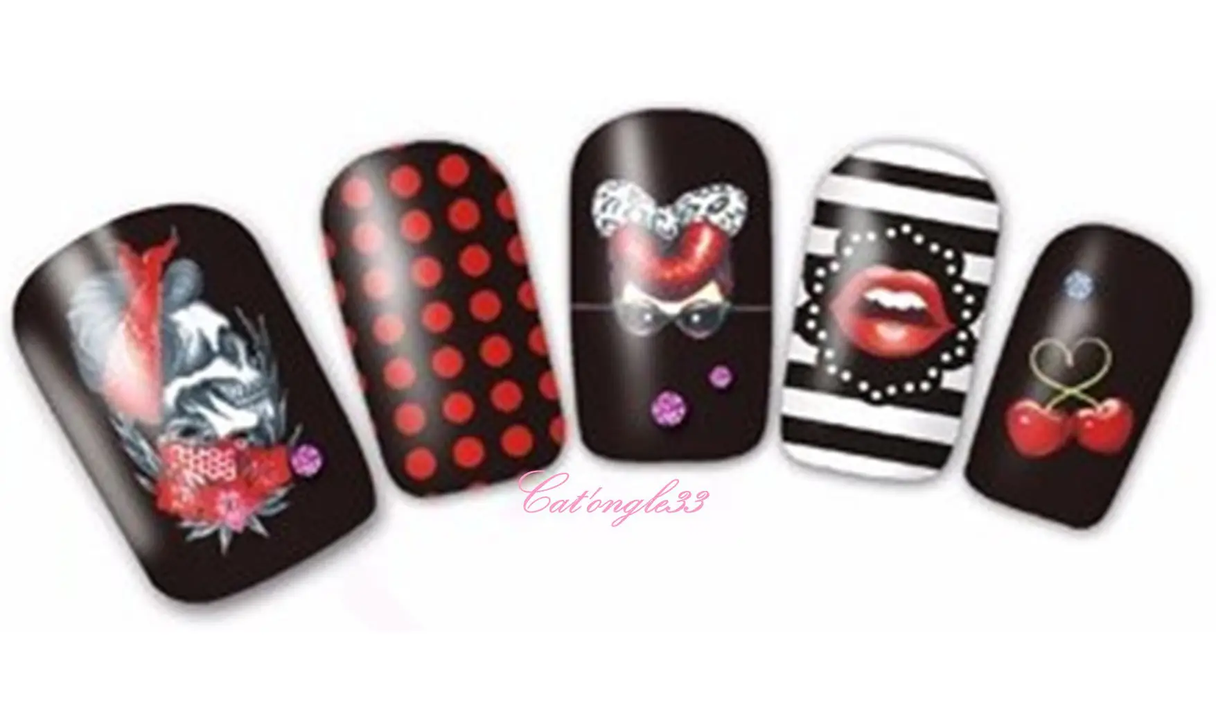 Water decal Halloween tête de mortBN-200