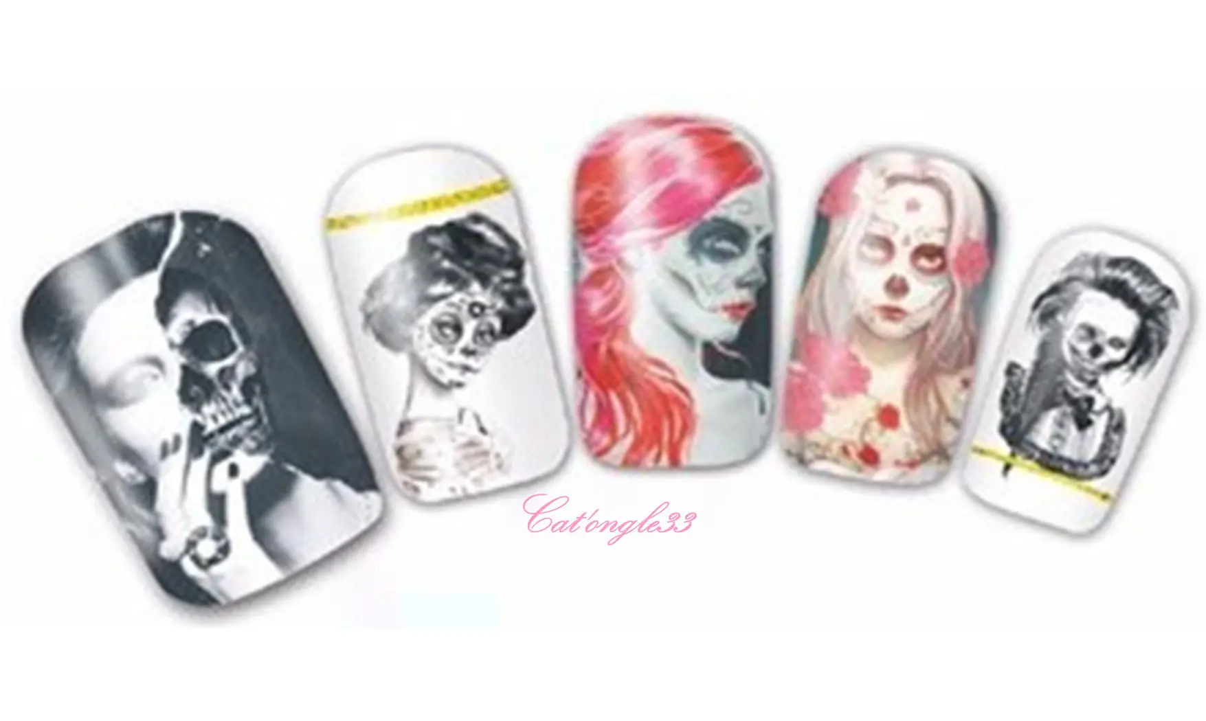 Water decal Halloween femme BN-202