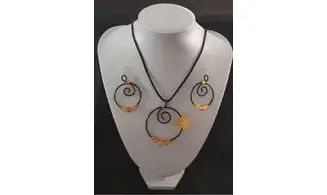 Modèle Déméter noir et orange