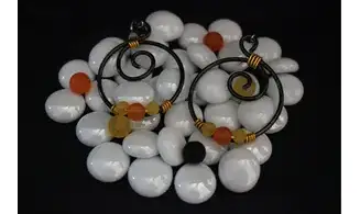 Modèle Déméter noir et orange
