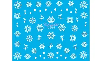 Water décal Noël D265 flocon étoile