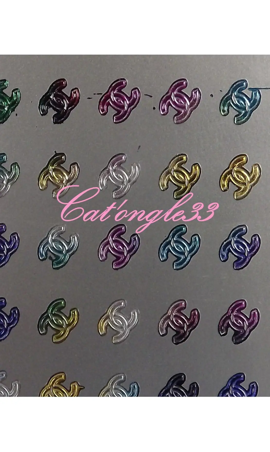 Stickers peel off CC