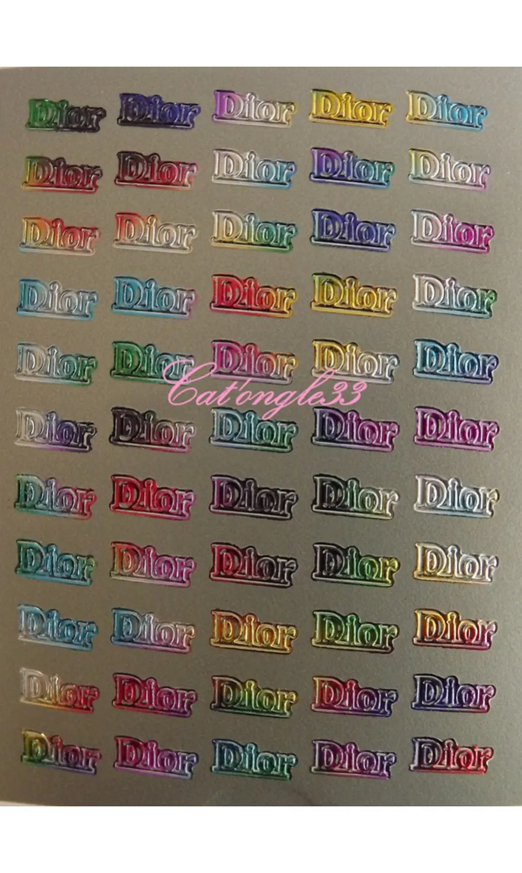 Stickers peel off D