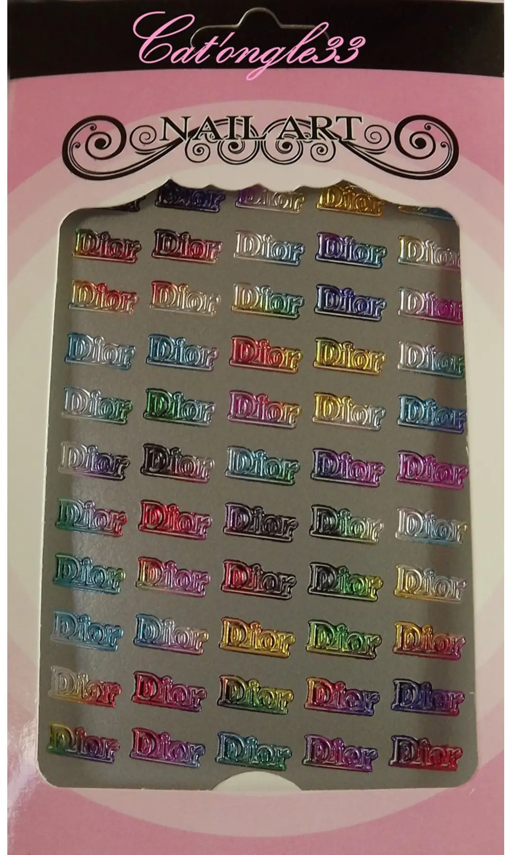 Stickers peel off D