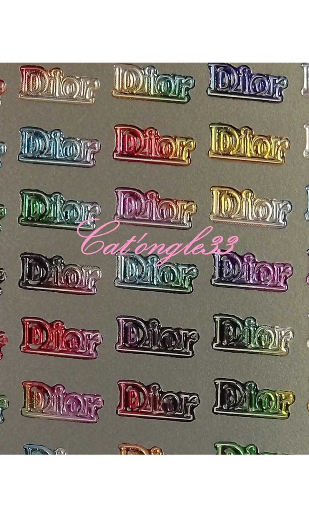 Stickers peel off D