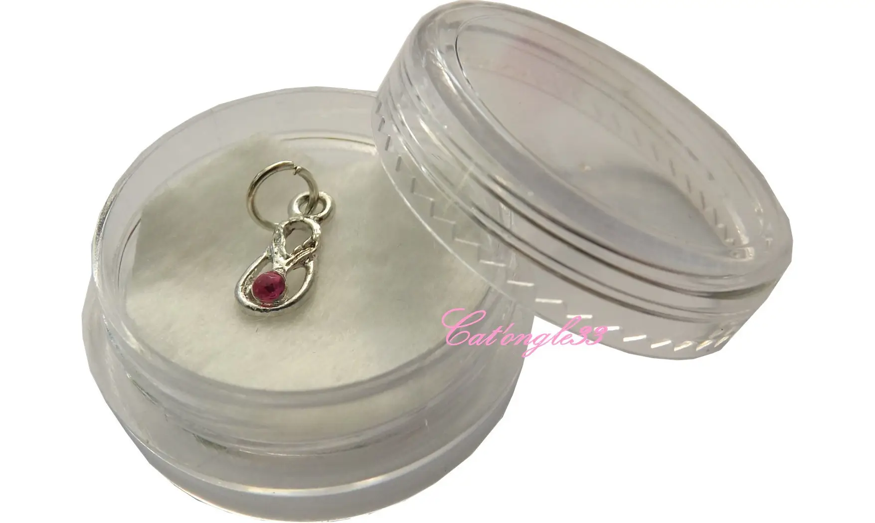 Boite piercing tong fuchsia
