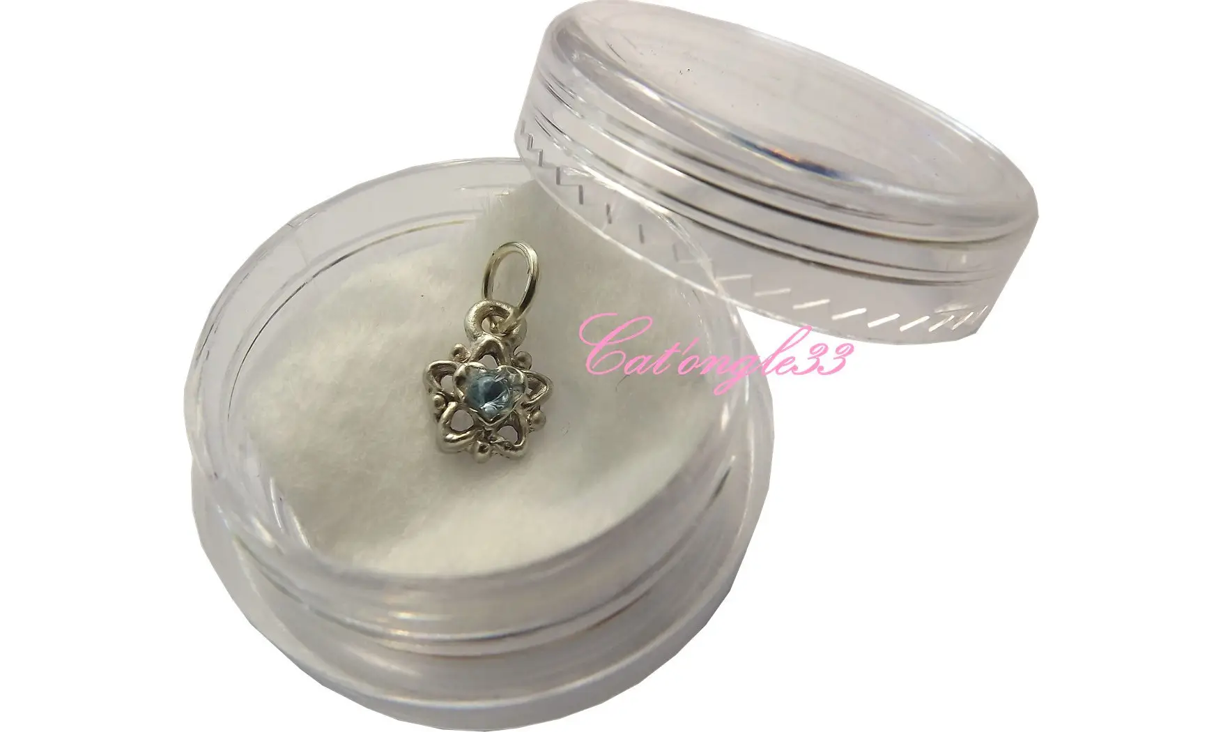 Piercing fleur étoile bleu ciel nail art
