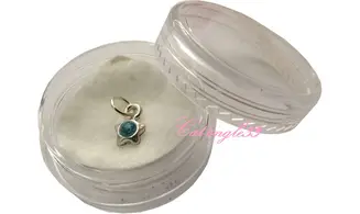 Piercing étoile turquoise nail art