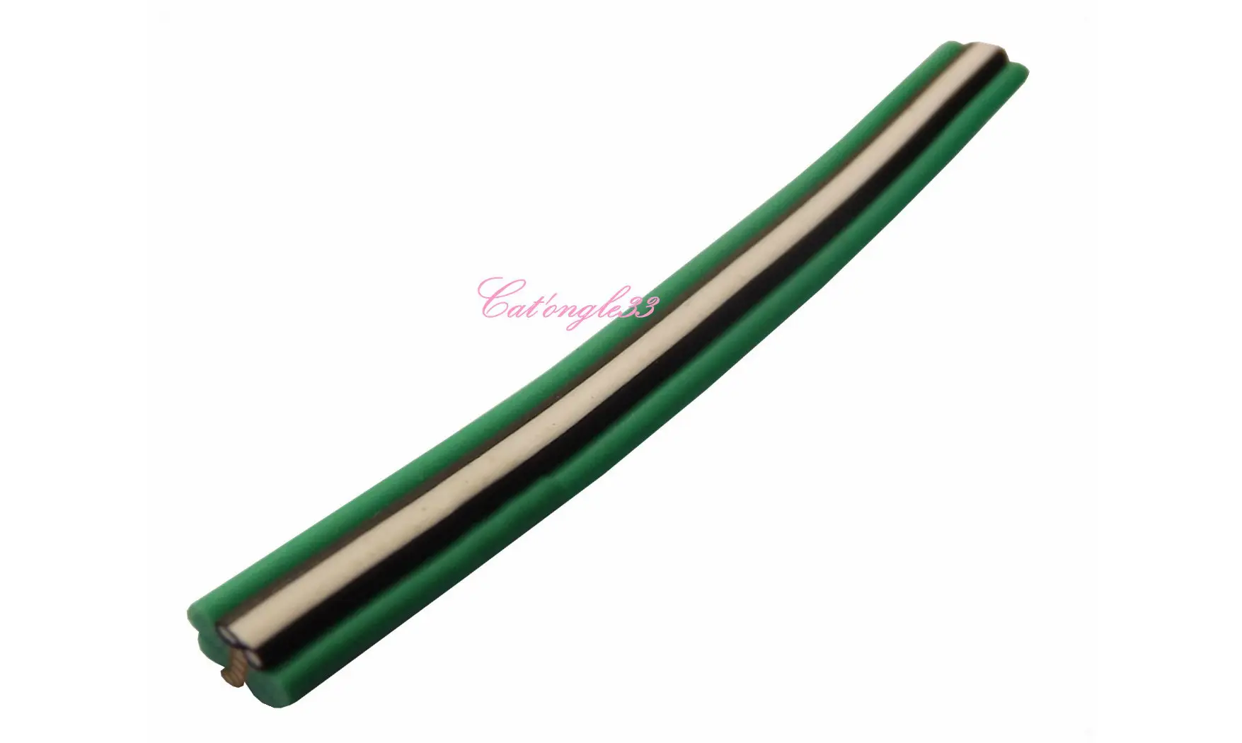 Baton fimo libellule verte