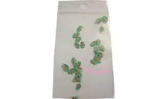 Sachet de fimo libellule verte
