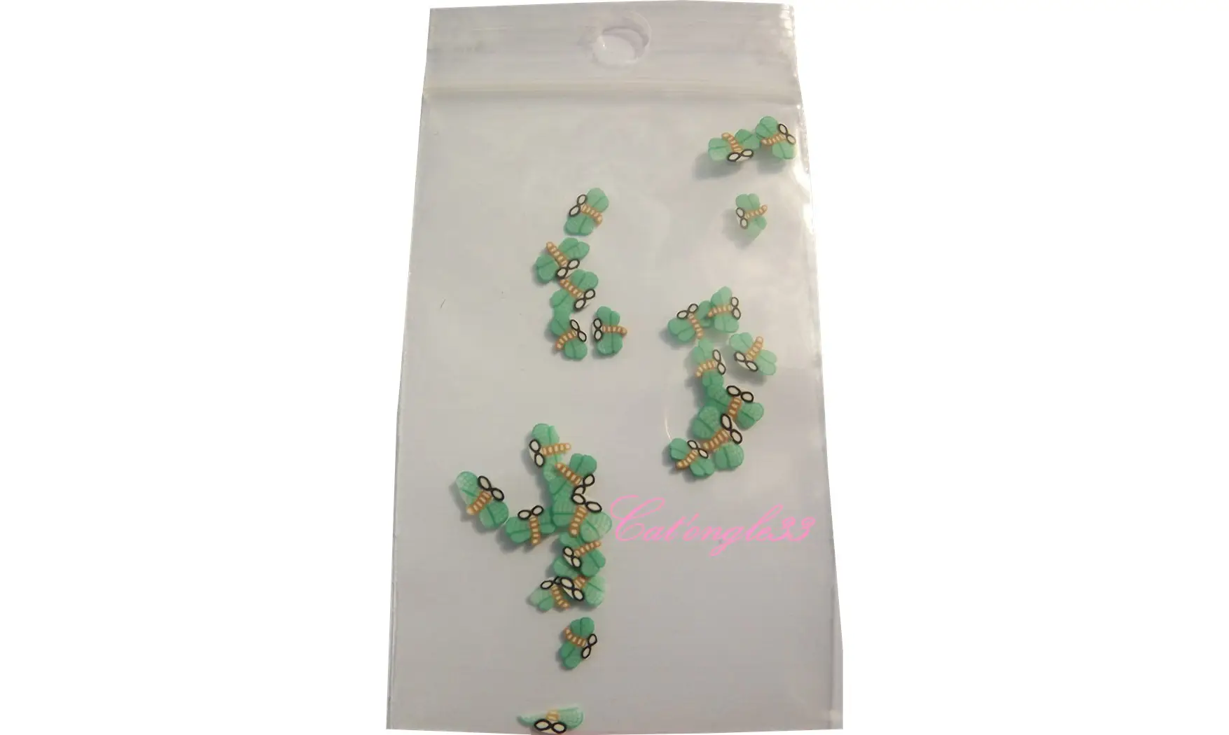 Sachet de fimo libellule verte