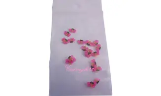 Sachet de fimo libellule rose