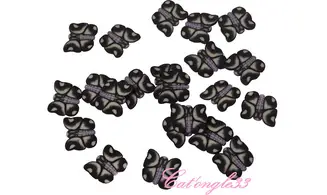 Sachet de fimo papillon noir