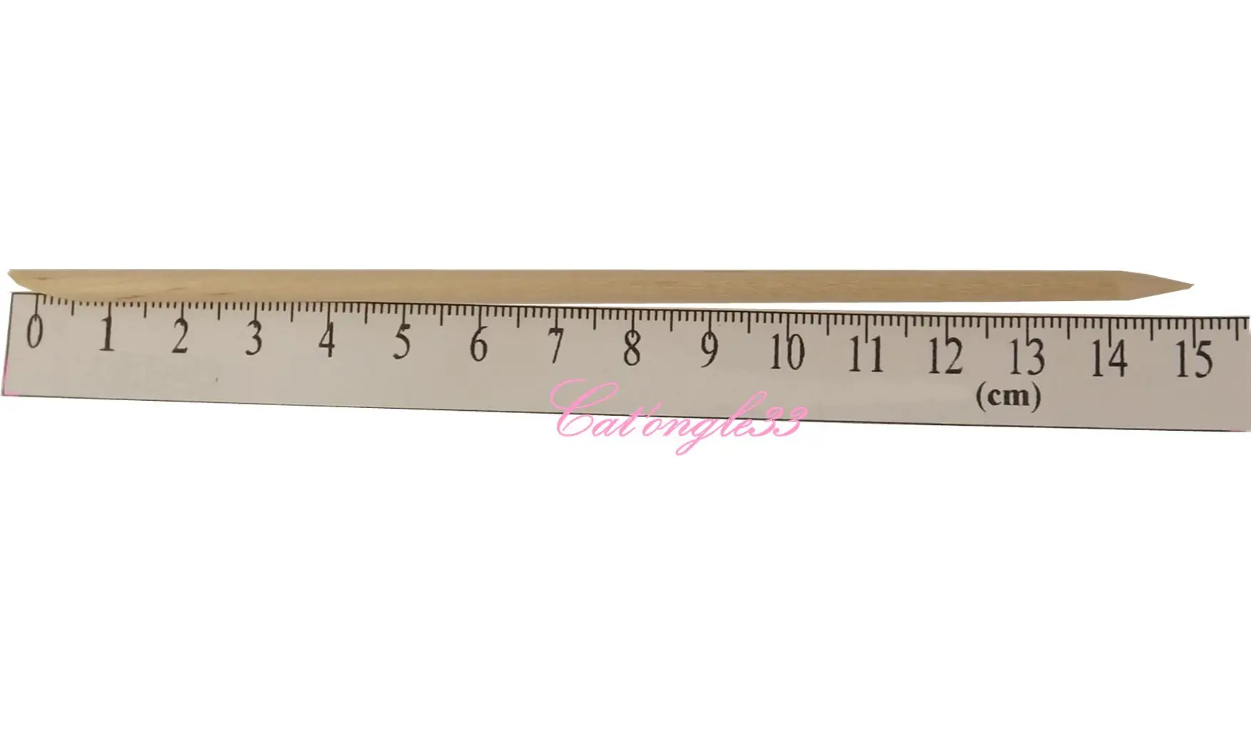20 batons bois pousse cuticule 15cm