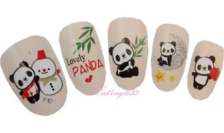 Water décal panda F015