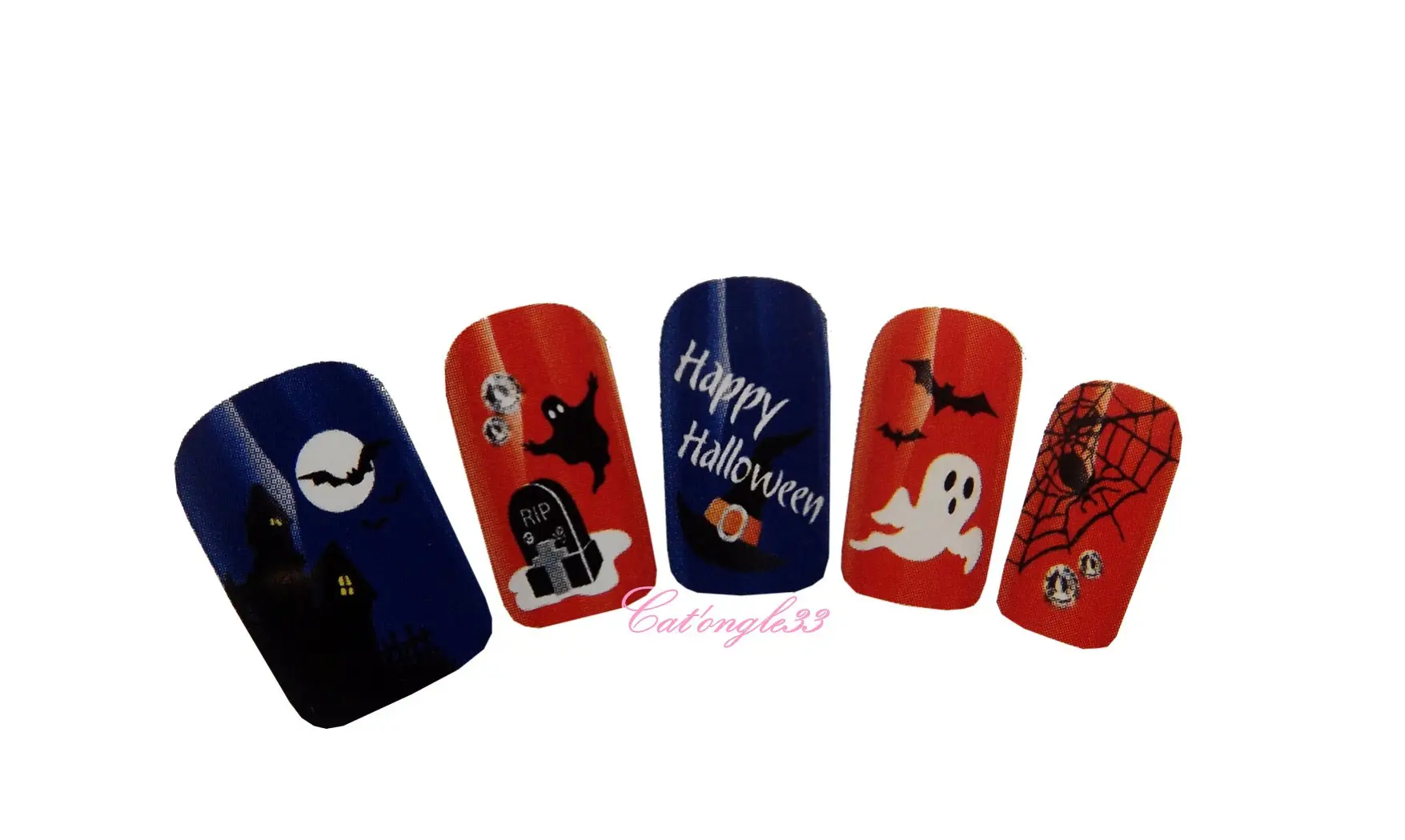 Water décal halloween fantome K189