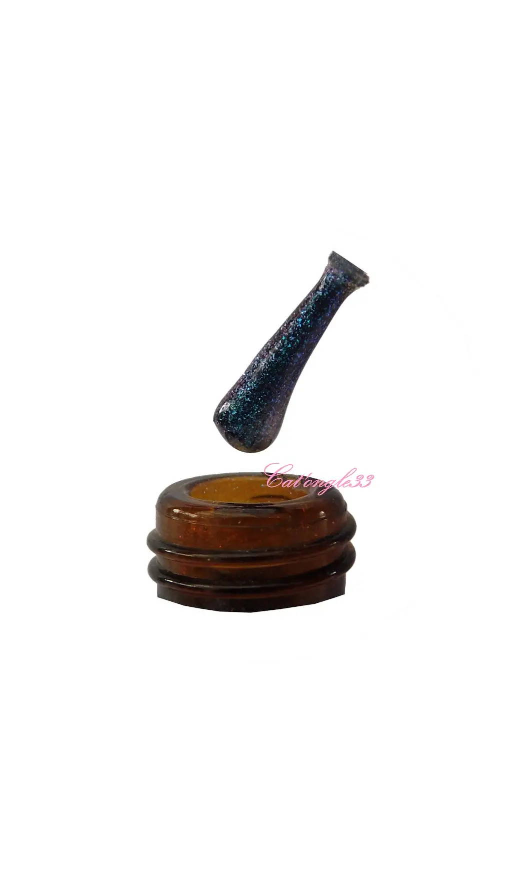 Vernis semi permanent paillette fine ble