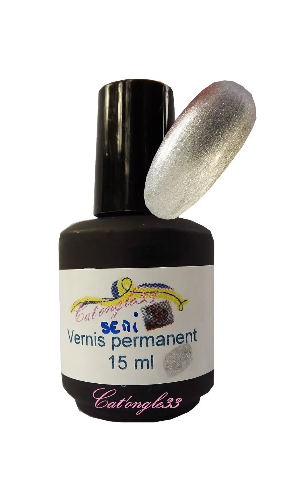 Vernis semi permanent argent