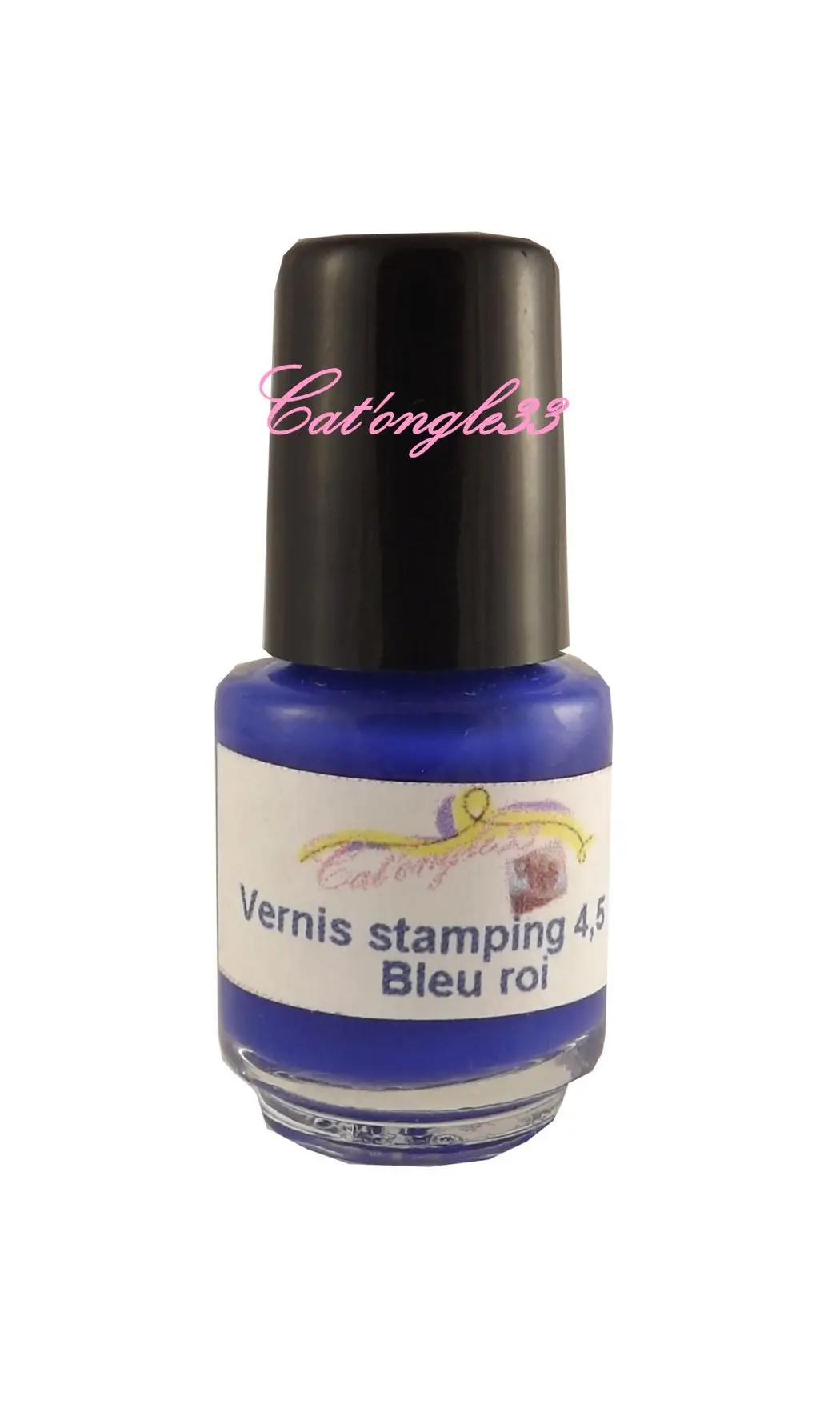 Mini vernis stamping 4,5 ml bleu roi