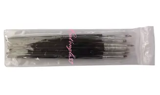 Lot de 7 pinceaux plat