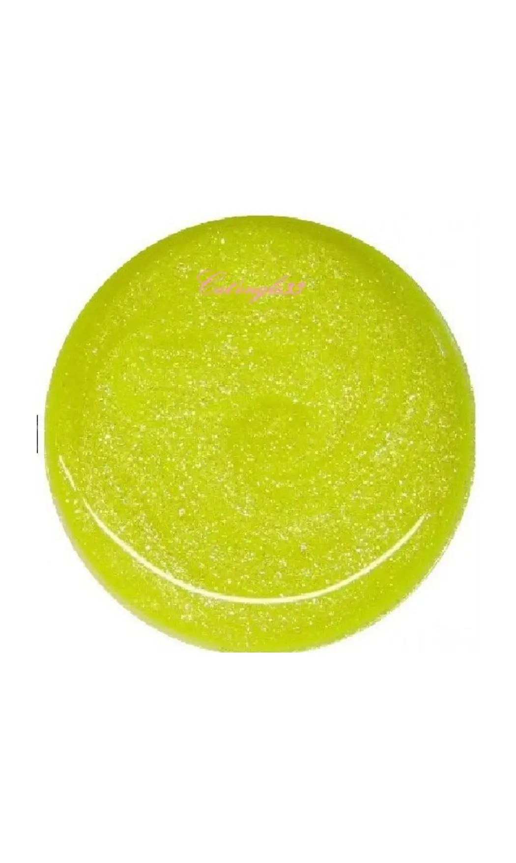 Mini vernis jaune scintillant néon