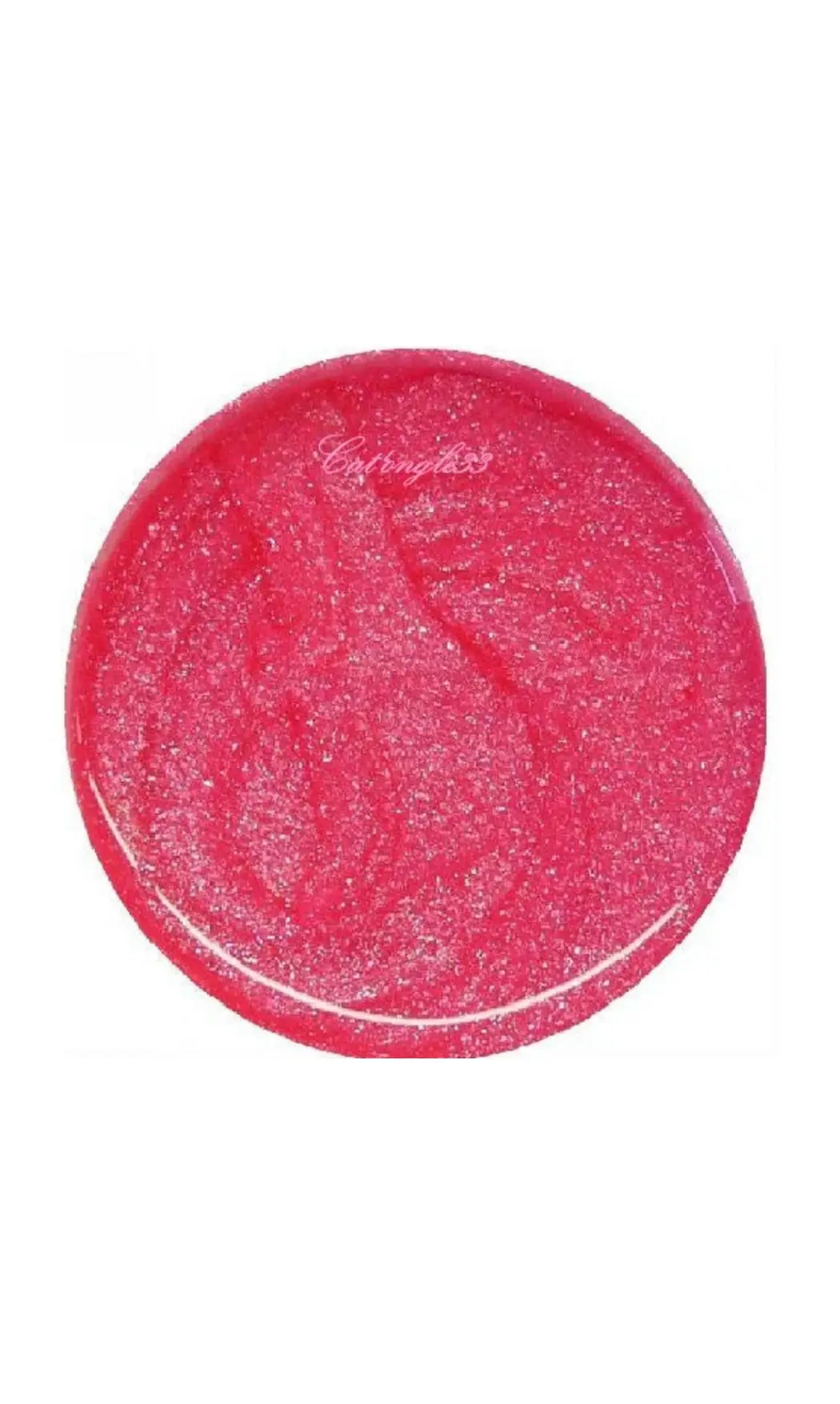 Mini vernis rose scintillant néon