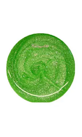 Mini vernis vert scintillant néon