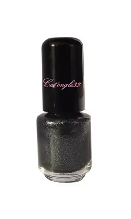 Mini vernis noir scintillant