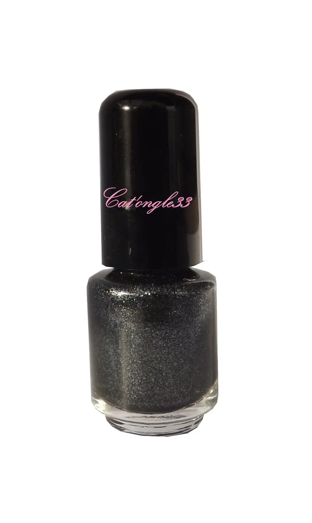 Mini vernis noir scintillant