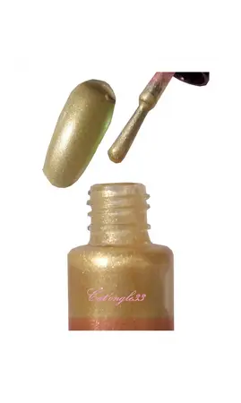 Mini vernis or scintillant