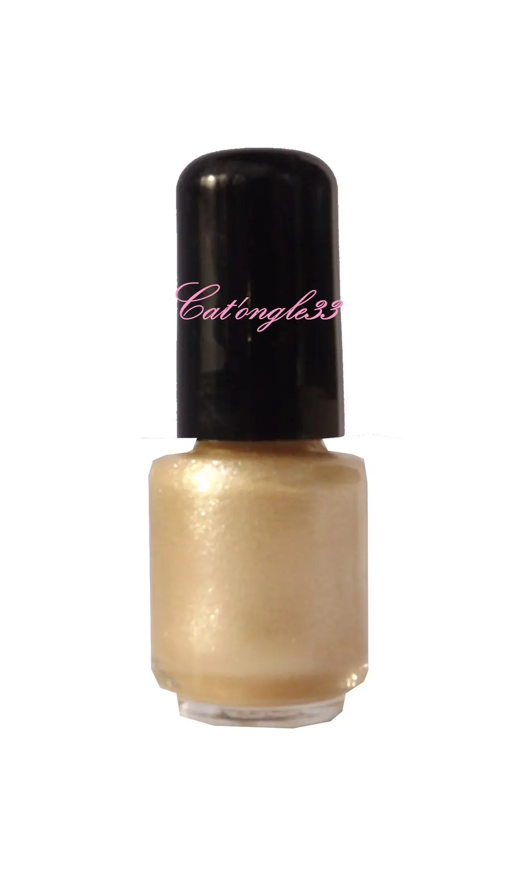 Mini vernis or scintillant
