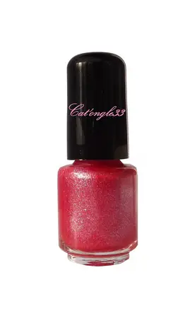 Mini vernis rouge scintillant