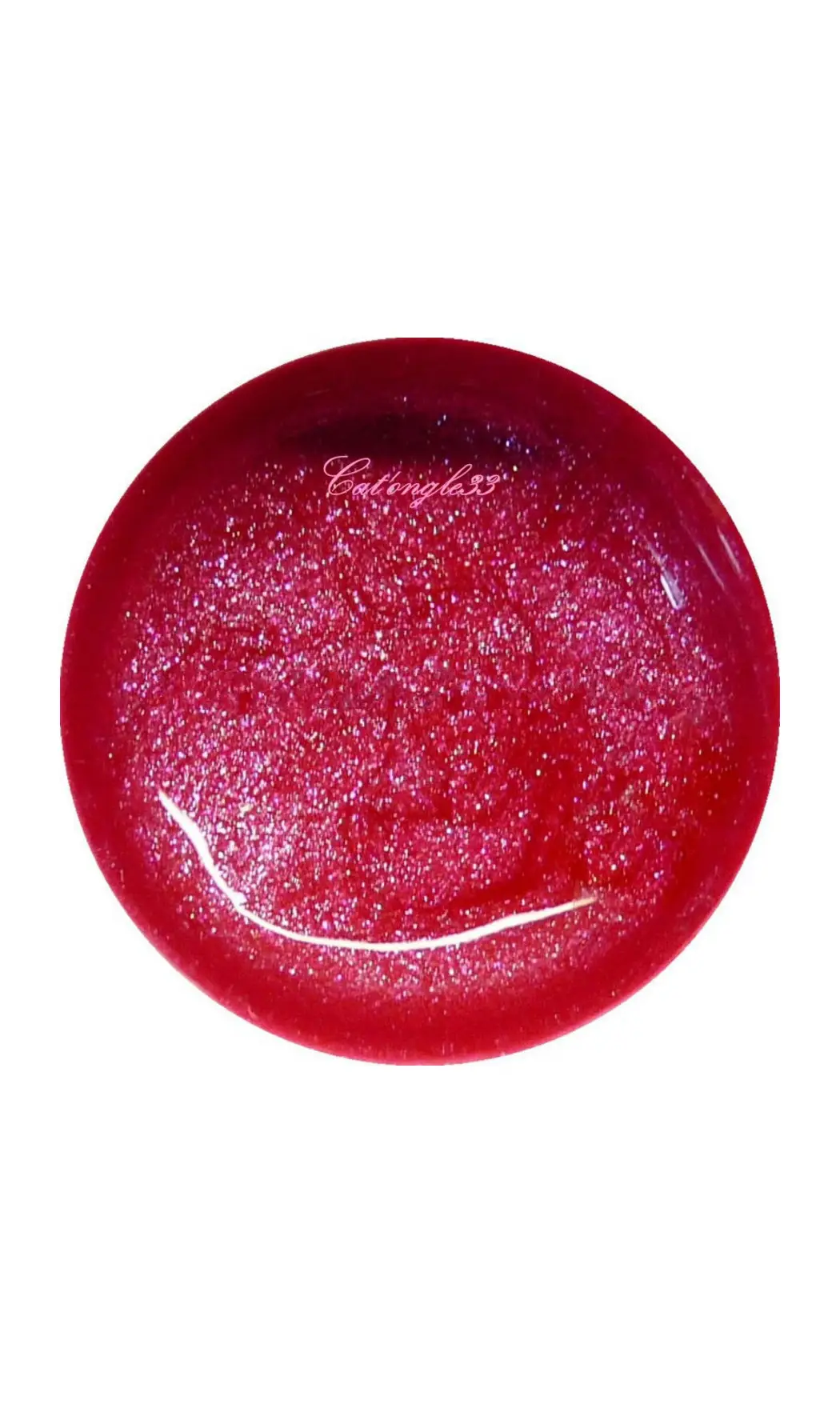 Mini vernis rouge scintillant