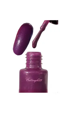Mini vernis violet scintillant