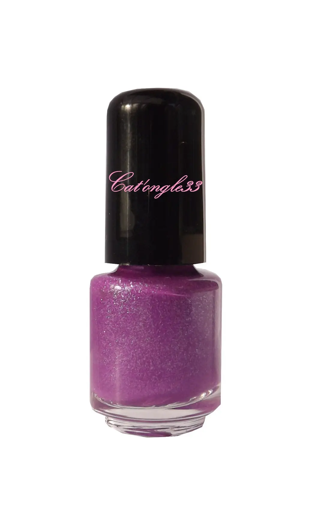 Mini vernis violet scintillant