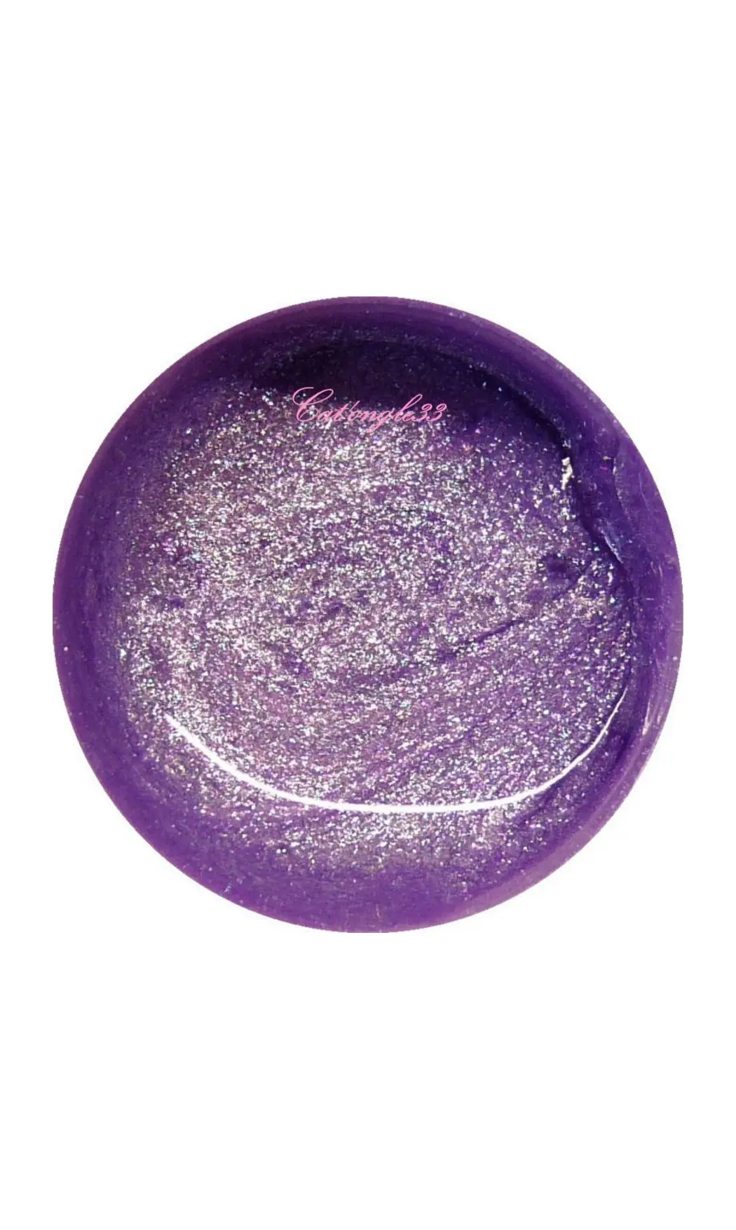 Mini vernis violet scintillant