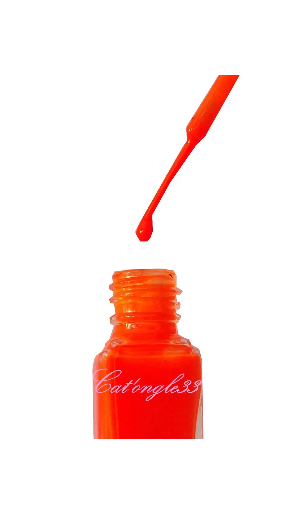 Vernis liner orange néon