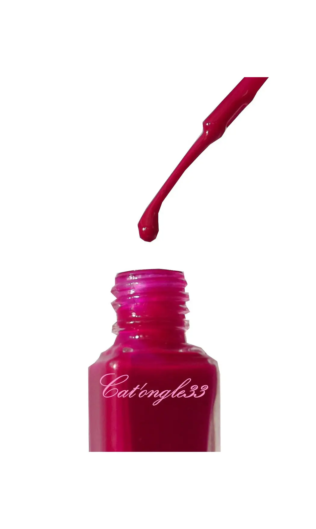 Vernis liner rose foncé néon