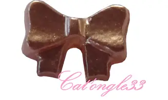 Petit noeud marron clair