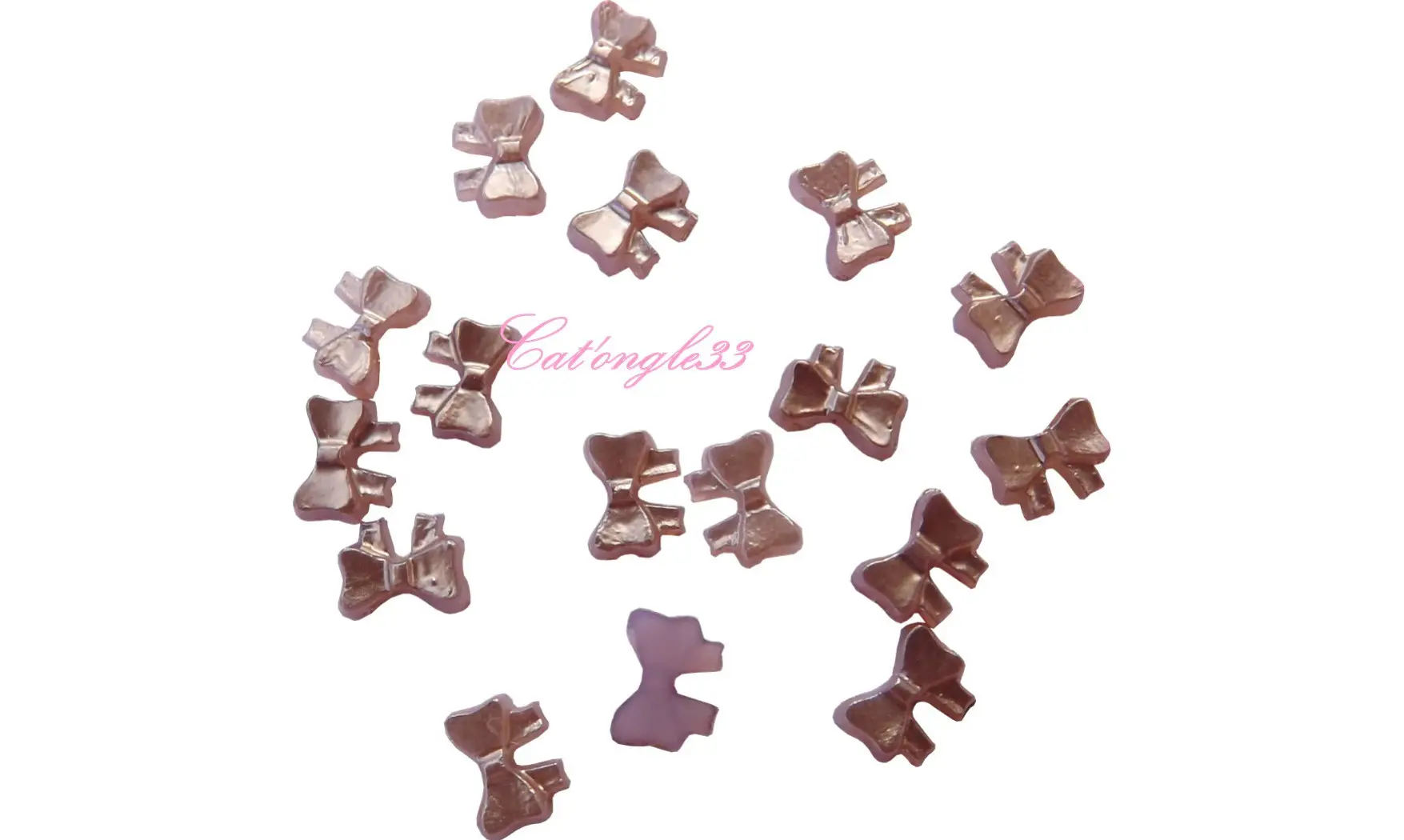 Petit noeud marron clair