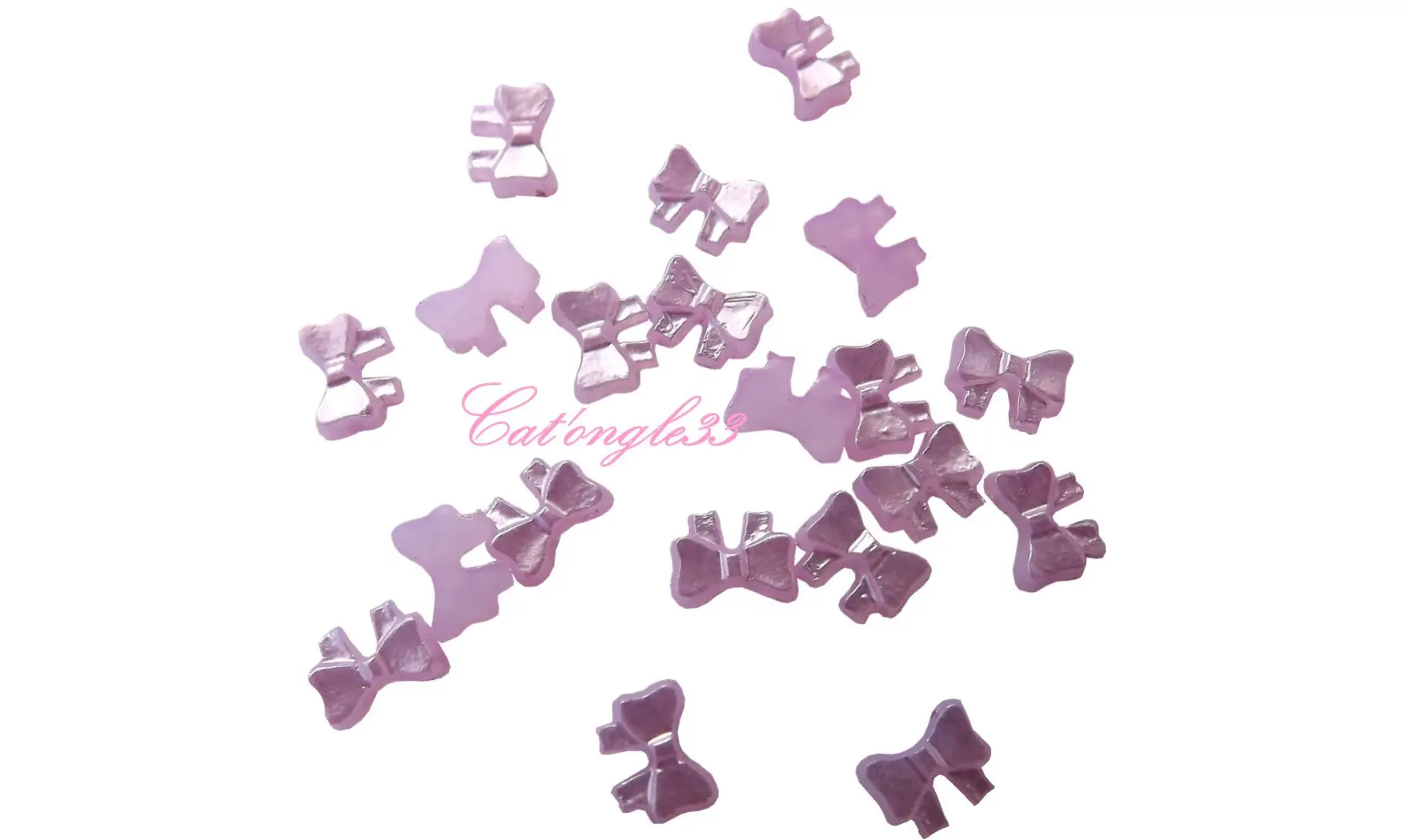 Petit noeud rose clair