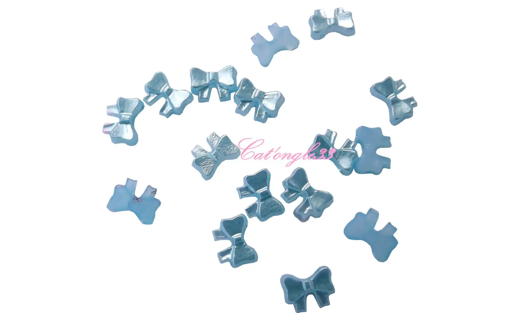 Petit noeud turquoise