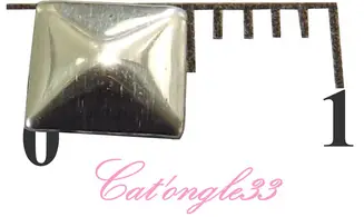 Studs carré 5mm argent