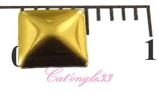 Studs carré 5mm or