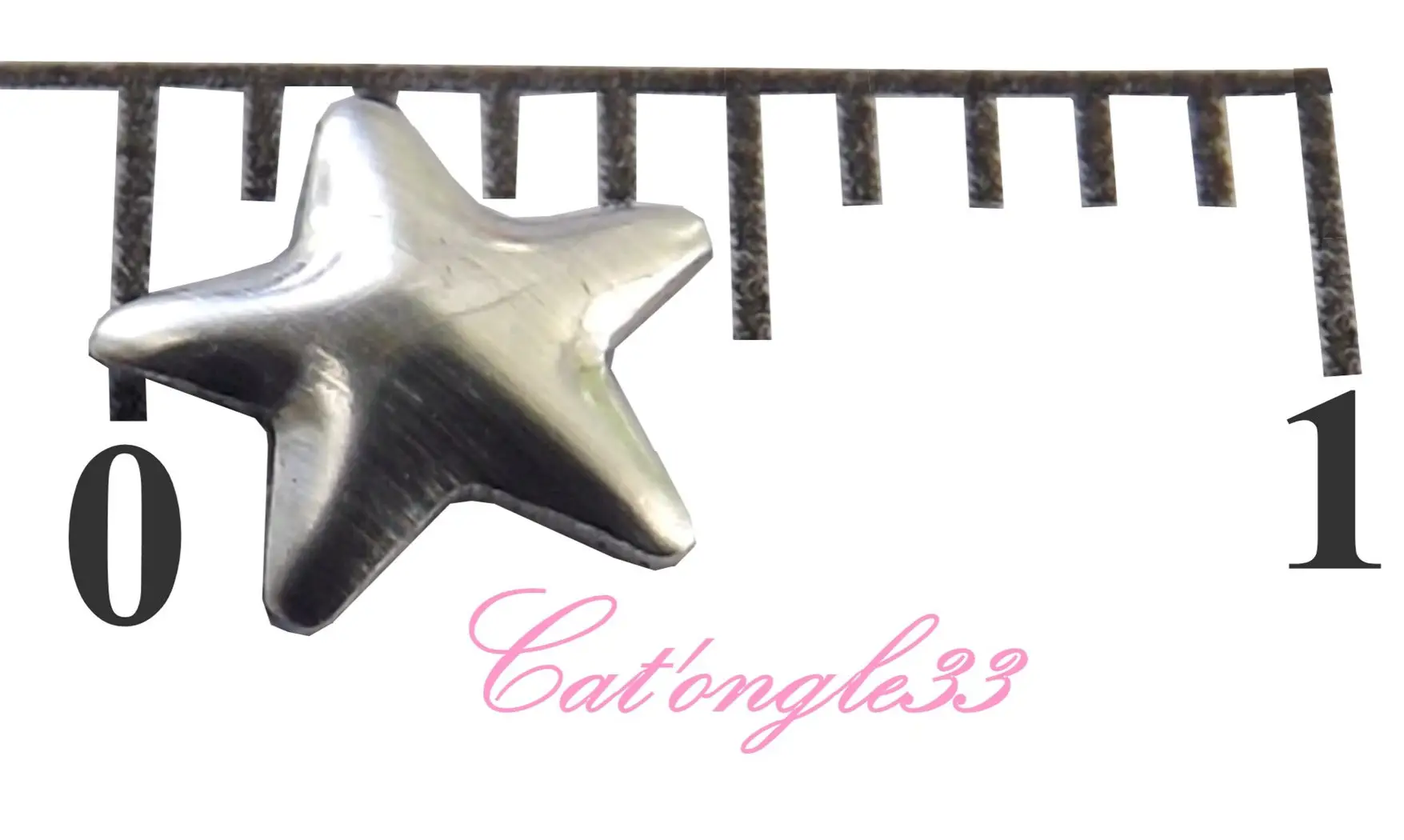 Studs étoile argent