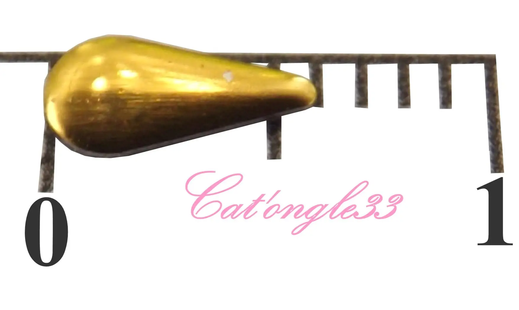 Studs goutte or